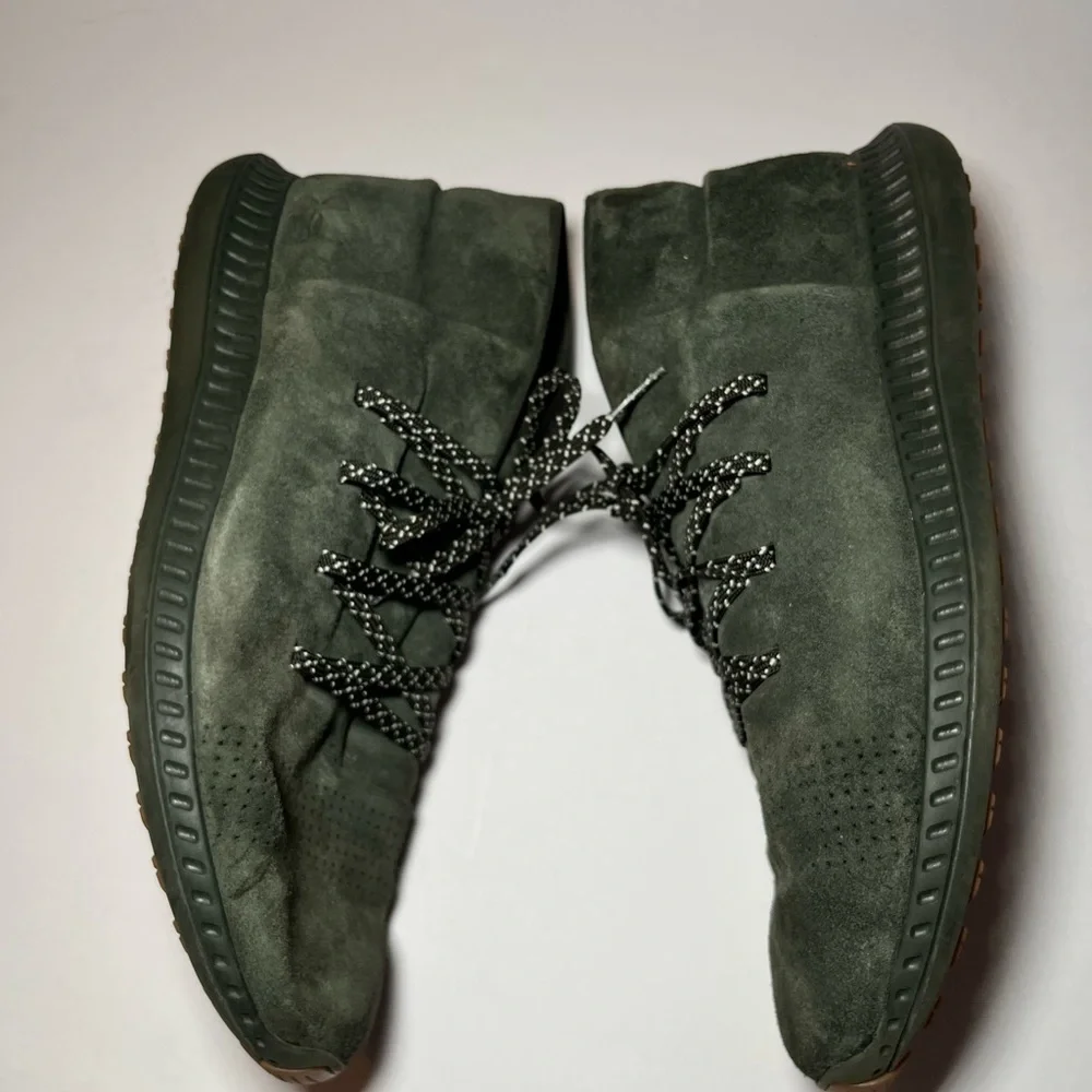 Underarmour Unique Veloce Chukka Mid Suede Olive Green Causal Shoes Mens 12